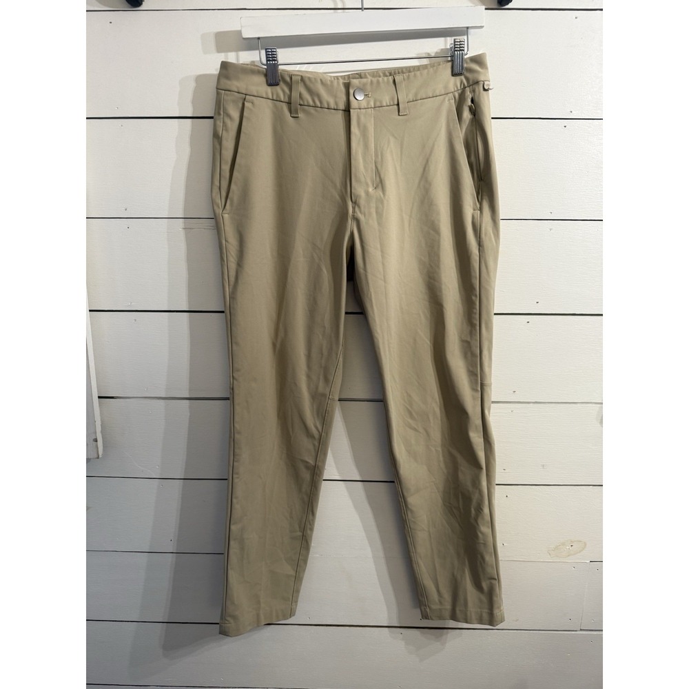 Lululemon Pants Mens 31 Beige ABC Commission Chino Classic Fit Warpstreme 31x27